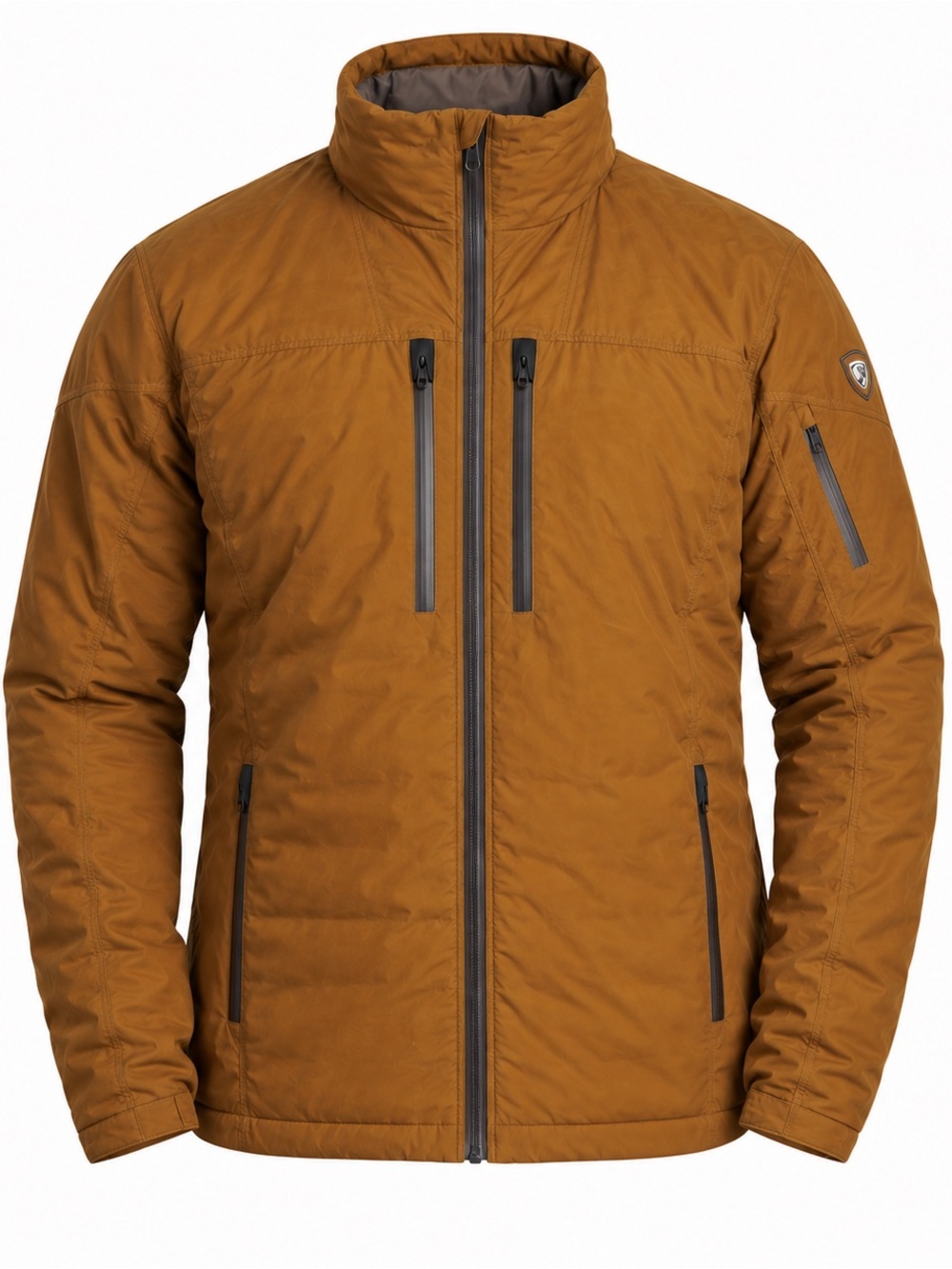 KÜHL WYLDEFIRE Jacket Brown Down Insulated Men’s Full Zip XL